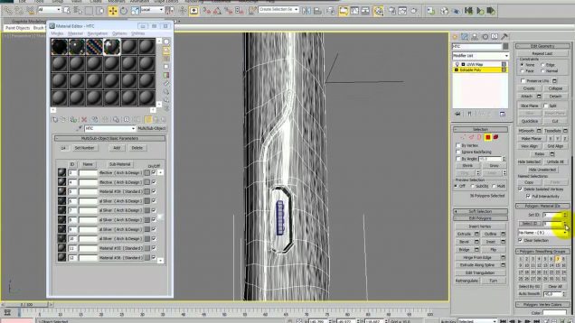 Modeling HTC Desire S in 3DsMax (Part 9/9)