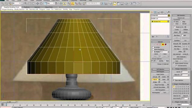 Modeling Interior Lamps in 3DsMax (Part 3/4)