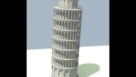 Modeling Pisa Tower