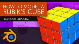 Modeling Rubik’s Cubes in Blender