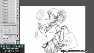 Speed Painting: Girl’s Sketch