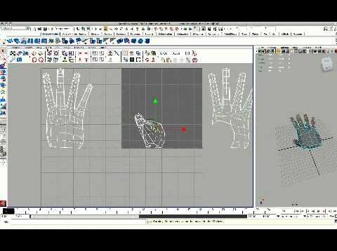UVing a Hand with Maya
