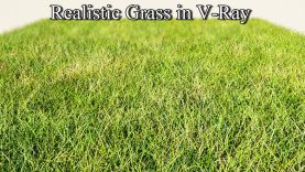 3DS Max Vray Tutorial – Realistic Grass in Vray Tutorial