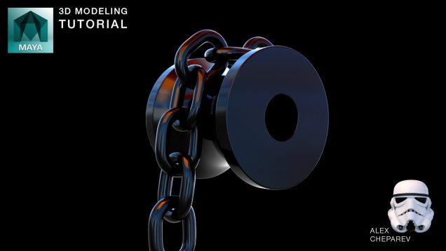 Dynamic Chain with nCloth in Maya