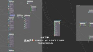 Houdini Quicktip – Adding Alpha Maps To Principled Shader