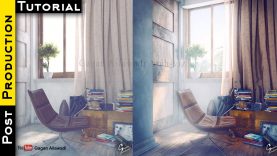 Interior Post Production Tutorial in Photoshop Architectural Visualization