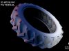 Modeling a Tractor Tire in Maya – Lattices and Bend Deformers