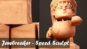 Speed Sculpt #03 – Jawbreaker – Day 1 Sculpt January 2017