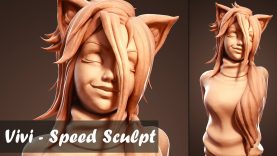 Speed Sculpt #04 – Vivi – Day 3 Sculpt January 2017